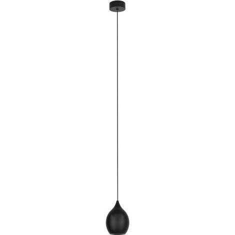 Suspension COMET Maxlight LED 5W noire goutte métal