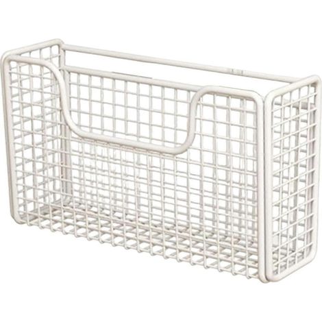 Aufbewahrungsbox ohne Bohren für Küchenschranktüren, wandmontiertes Eisenregal, Halter für Frischhaltefolie, Halter für Badezimmerkühlschrank (1/5)