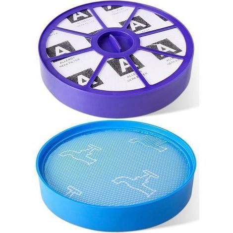KLVGTIFS PU – 2er-Pack waschbare Filter für Dyson Staubsauger DC19, DC19T2, DC20, DC21, DC29 – CALDION – HEPA – Blau (1/5)