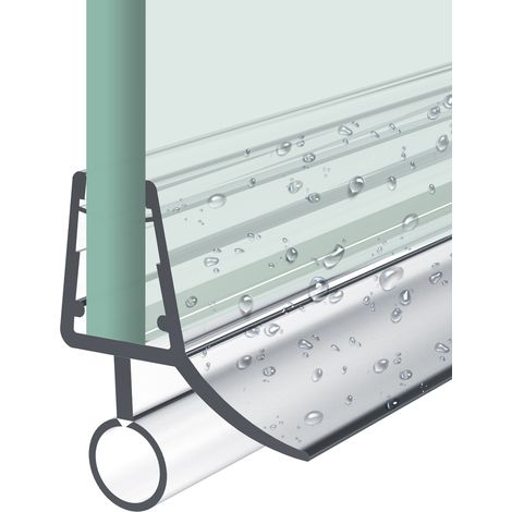Heilmetz – Joint de douche 60cm pour verre 7-8mm – PVC haute qualité – Installation facile – Étanchéité optimale cabine de douche