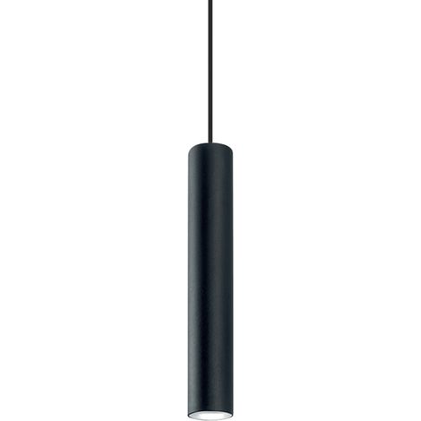LUMICOM ROND Sospensione, 1X GU10, max 33W, metallo, nero opaco, H60cm