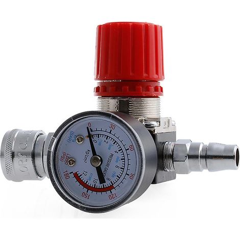 Régulateur de pression pour compresseur d'air 1/4", pressostat, soupape de décharge 180 PSI