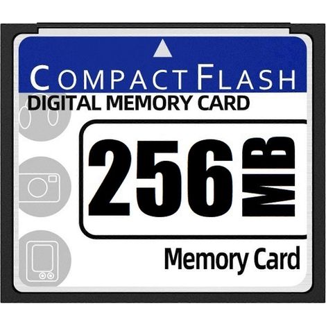 Carte mémoire Compact Flash 256 Mo pour appareil photo, machine publicitaire ---