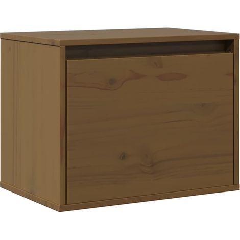 Maison Exclusive - Pensile ambra 45x30x35 cm in Legno Massello di Pino