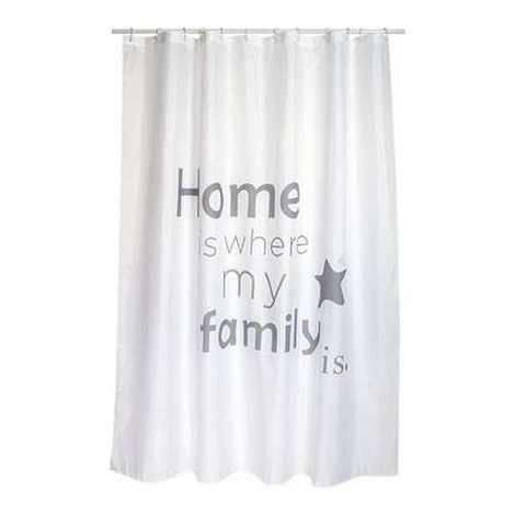 TENDA PER DOCCIA IN TESSUTO POLIESTERE HOME Misura: cm 180x200