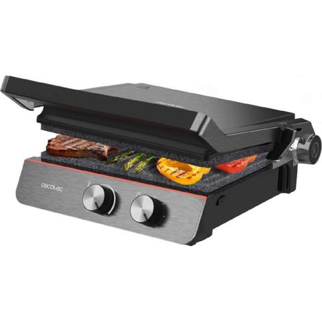 Cecotec Rock'nGrill Blaze Neon grille électrique noire (1/3)