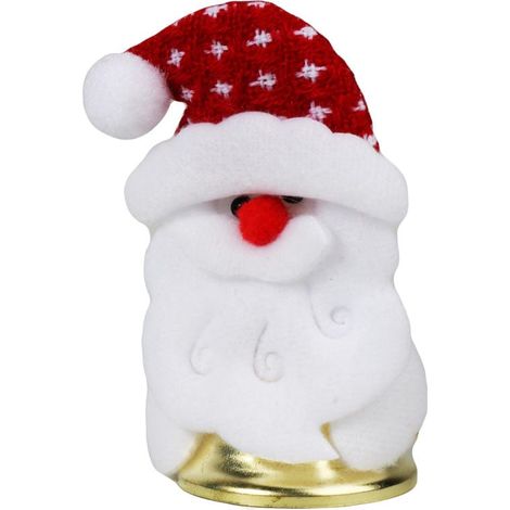 Colgante de Papá Noel de peluche con campana (1/2)