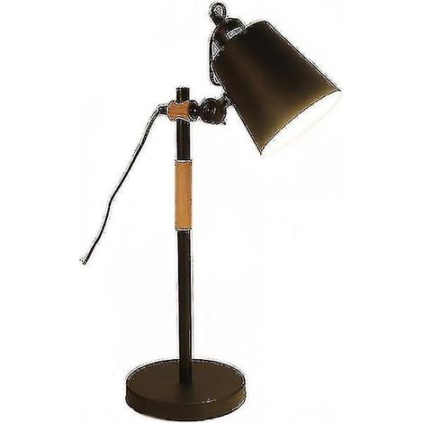 Lampe de bureau LED moderne, lampe de table réglable, noire (1/2)