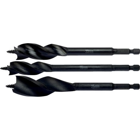 Dewalt – Coffret TOUGHCASE de 6 mèches à bois – Diamètres 13 à 32mm – Tête auto centreuse pour perçage efficace – 3 arêtes de coupe pour perçage rapide