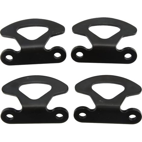 Panneau extérieur de poignée de porte noire, autocollant de garniture de remplacement pour Land Rover Freelander 2 Discovery 3 LHD (1/5)