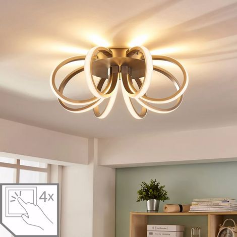 [NEUWERTIG] B-Ware Lucande Led Deckenlampe Vada Deckenlampe Hängeleuchte Lampe Blütenförmig Led 60 W
