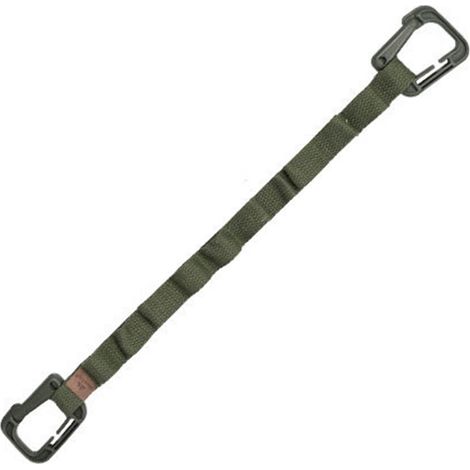 Sangle de rangement de camping multifonction portable, cordon de tente avec crochets pour jardin extérieur, vert armée (1/5)
