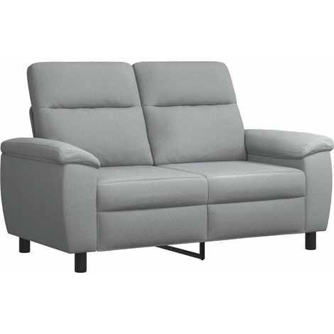 Sofa Hellgrau 158 x 90 x 95 cm Stoff vidaXL (1/5)