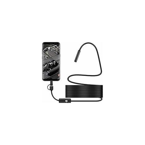 USB Snake Inspection Camera, IP67 Waterproof USB-C Endoscope 2 MP, Type-C Camera with 6 Adjustable LEDs for Android and PC (1/5)