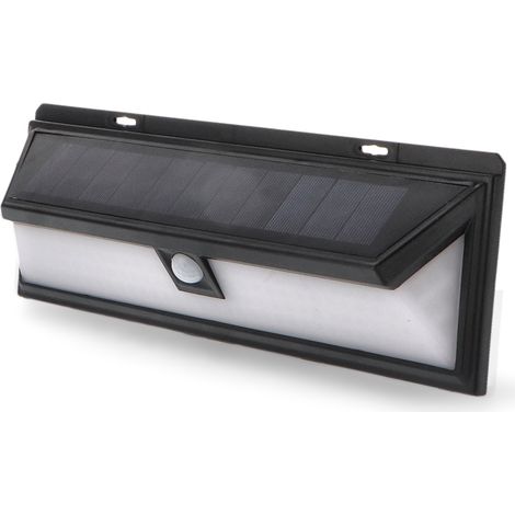 IluminaShop - Aplique LED Solar 12W Con Sensor Movimiento IP44 Blanco Neutro 4500K (1/5)