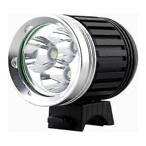 Éclairage LED puissant pour VTT, phare de vélo LED rechargeable, étanche, 3600 lm, 3 LED Cree Xm-L T6, 4 modes d'éclairage (1/5)