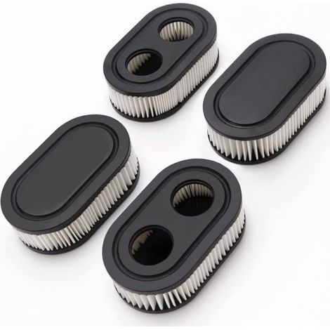 4-Piece Lawnmower Air Filter Set Compatible with Briggs & Stratton Engine 798452 593260