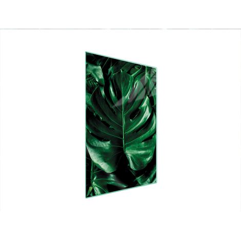 Glasschneidebrett 35x52 MONSTERA