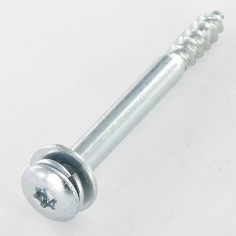 VBA Vis bois agglo Poelier 7X70 Filetée sur 30 TORX T30 Rondelle GRO+PL zingué cr3 96 hbs sans rouille rouge-1 pièce