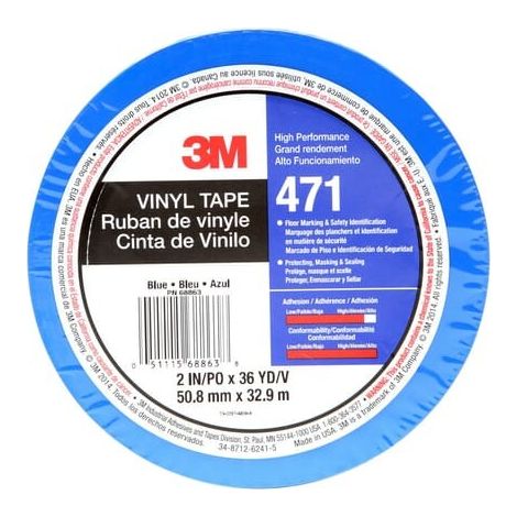 3M 471BL50IW Ruban adhésif PVC bleu (L x l) 33 m x 50 mm 1 pc(s) (1/5)