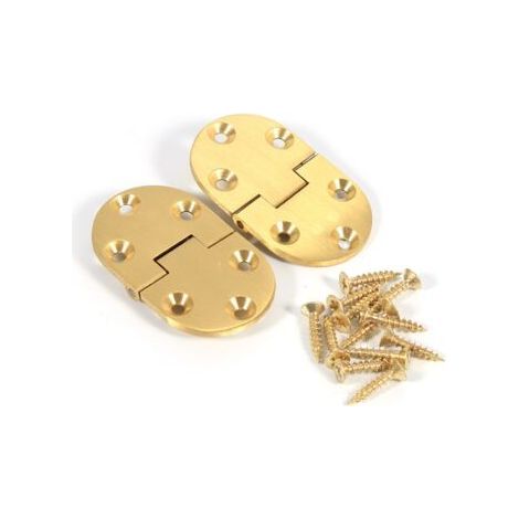 Bisagras de latón, bisagras pequeñas para puertas de muebles de cocina y mesas plegables. (1/4)
