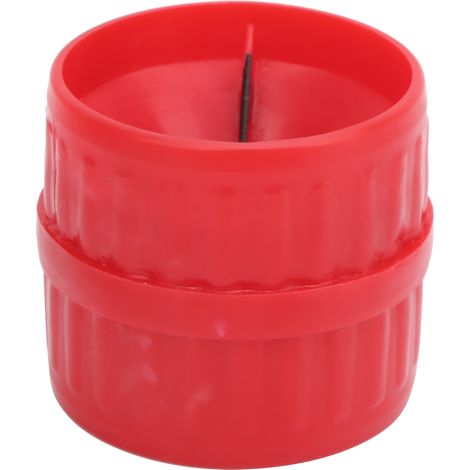 Outil d'ébavurage et de chanfreinage pour tubes en cuivre, laiton et aluminium (2 pièces, diamètre 5-38 mm) (1/5)