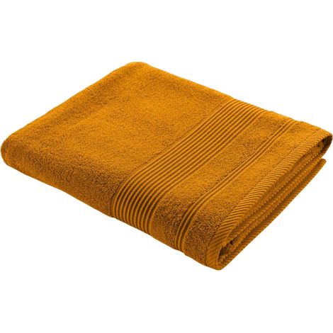 Drap de Bain "Tendresse" 90x150cm Jaune Curry