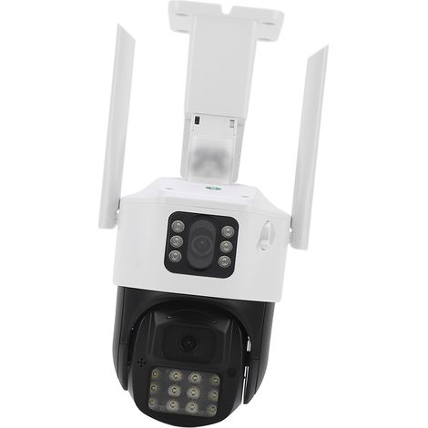 Caméra de surveillance extérieure 5MP double vision, résistante aux intempéries IP66, détection intelligente de mouvement, connexion WiFi, alimentation 110‑240V avec adaptateur UE (1/5)