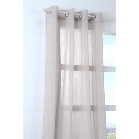 Dymo Paloma Vorhang beige 140x260 cm Polyester