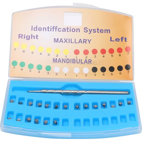 21 pcs Dental Orthodontic Active Self Ligating Brackets Roth 0.022" Hook 3-4-5 (1/5)