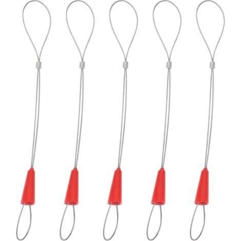 5pcs Fish Tape Fastener, Traction de Fil Universelle Extracteur de Câble de Traction Outil Insertion et Extraction de Câble Outils (1/5)