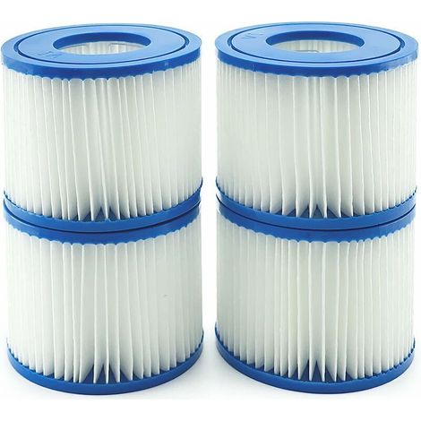 Éléments de filtre VI pour Bestway Lay-Z-Spa, éléments de rechange BW58323 pour Bestway 58239 (4 pièces) (1/4)