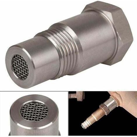 FENOPLASTICAVoiture CEL Fix Check Engine Light Eliminator Adaptateur de capteur d'oxygène O2 M18x1.5 (1/4)