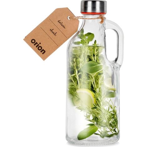 Bottiglia di vetro con manico da 550 ml (1/5)