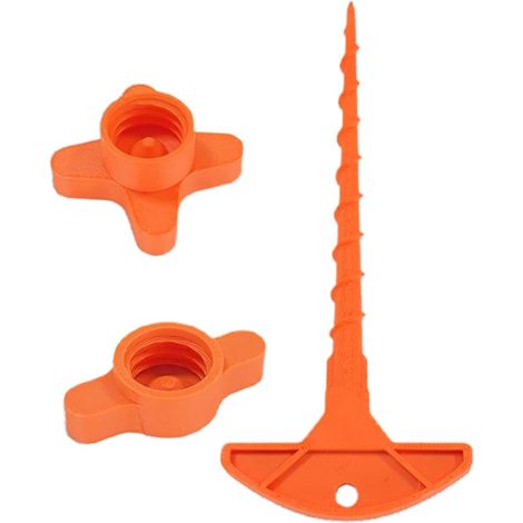 Cache-Bouchon de Scellement - 2 Pièces Couvercle Étanche pour Colle avec Outil de Débouchage,Outil de Protection Hygiénique Réutilisable - Pour (1/5)