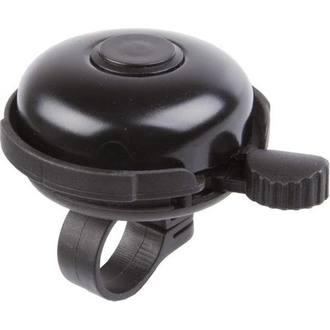 Campanello per bicicletta, anello accessorio per bicicletta, per pedalare in sicurezza, facile installazione, lunghezza 8,5 cm, nero (1/5)