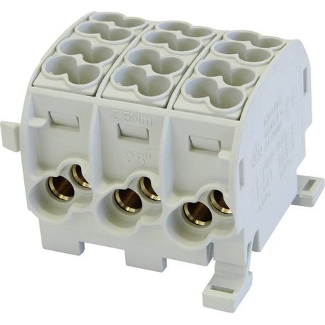 Accessoires de connexion horaetec 080130-0-4 3 broches 25mm²