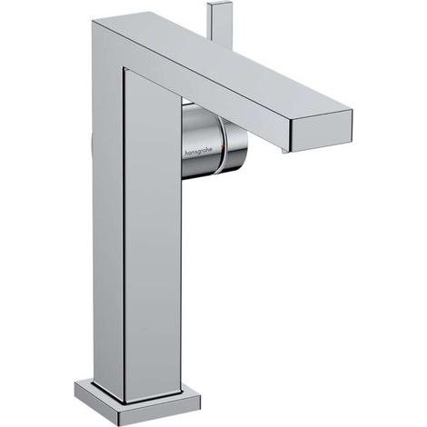Hansgrohe Tecturis E - Grifo de lavabo con desagüe Push Open, CoolStart, EcoSmart, cromo 73042000 (1/2)