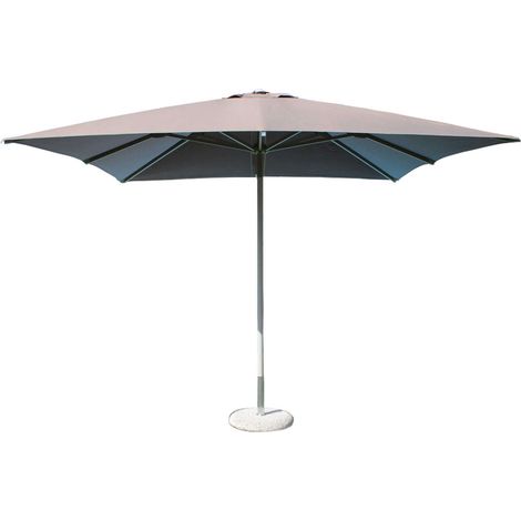 Ombrellone giardino alluminio antivento 3x4 taupe mod. Brian (1/4)