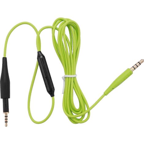 Câble audio de remplacement avec microphone et contrôle du volume pour casques AKG K430, K450, K451, K452, Q460, K480 et JBL J55 et J88 (vert) (1/5)