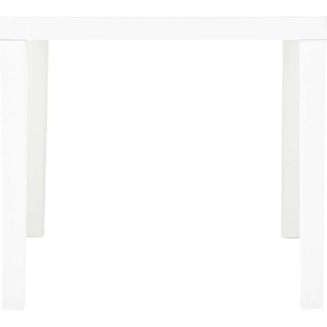 Maison Exclusive - Gartentisch Weiß 78x78x72 cm Kunststoff (1/5)