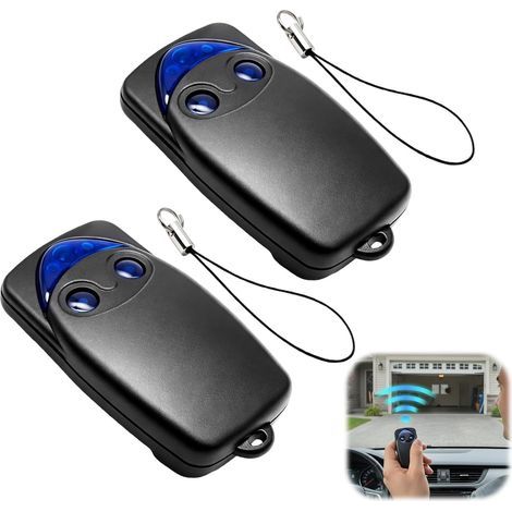 433,92 MHz Telecommande Portail Compatible avec Nice FlO2r-s, 2 Pièces Bip Portail à 2 Canaux Télécommandes Porte de Garage pour Automatisé pour FlO2r-s FLOXR FLOXIR FLOX2R OXI OX2 (1/5)
