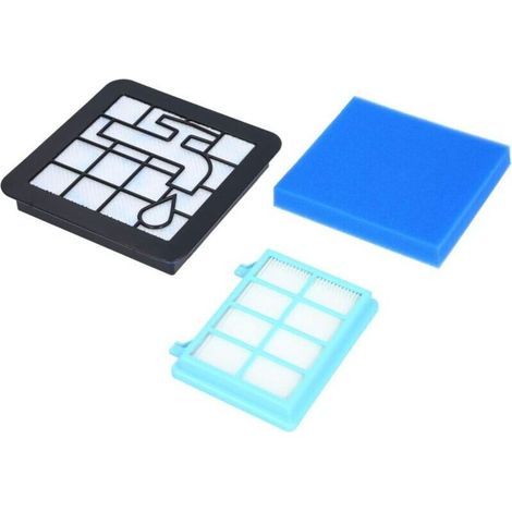 Set di filtri antiallergici Ulisem + filtro motore + filtro in schiuma per Philips PowerPro Compact PowerPro City FC9334, FC9349, FC9350, FC9351, FC9352, FC9353 FC 9334, 9349, 9350, 9351, 9352, 9 (1/4)