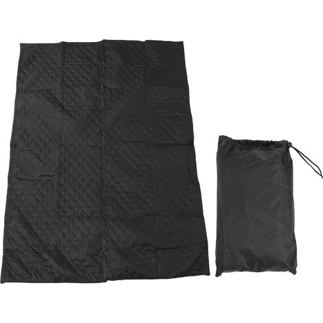 Housse de porte isolante pour camping-car, rideau isolant chaud avec sac de rangement pour l'automne et l'hiver. (1/5)