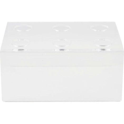 Présentoir en acrylique finement travaillé et étagère de rangement pour cornets de glace (1/5)