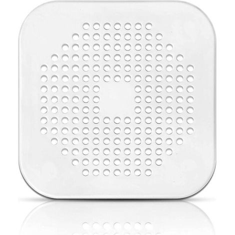 Filtre de douche et d'évier/baignoire en silicone avec bouchon en caoutchouc - Blanc (1/5)