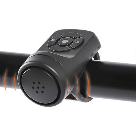 Klaxon électrique rechargeable par USB pour vélo, système d'alerte de sécurité pour vélos enfants / VTT ( ) (1/3)