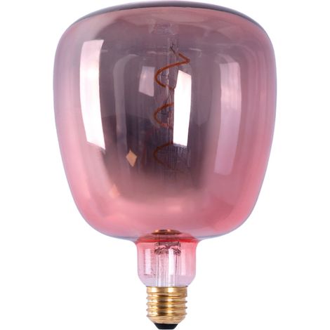 Dekorative LED Lampe, kupferfarben - E27 D140 - dimmbar - 4W -