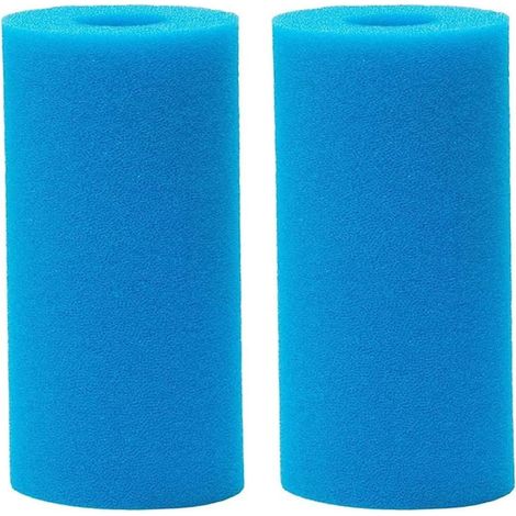 Deux filtres éponge lavables pour piscine, cartouches filtrantes/filtres en mousse réutilisables pour piscine, éponges filtrantes pour piscine (1/5)