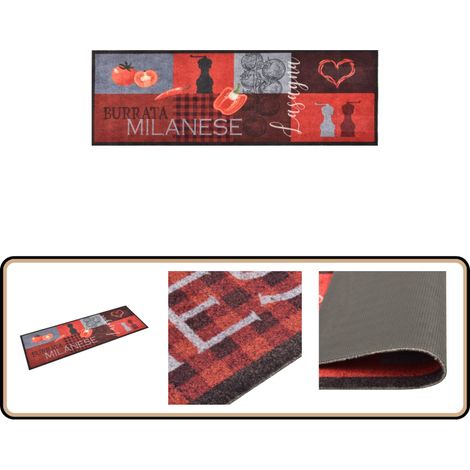 Tapis de cuisine lavable Tomates 60x300 cm - Tapis De Cuisine - Tapis Absorbant - Tapis Décoratif - Tapis Entrée - Tapis Salle À Manger